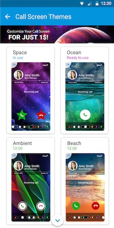 call screen themes